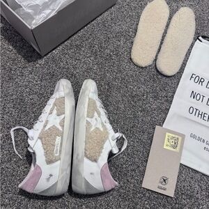 NWB🌸Golden Goose White and Pink Women's Shoes